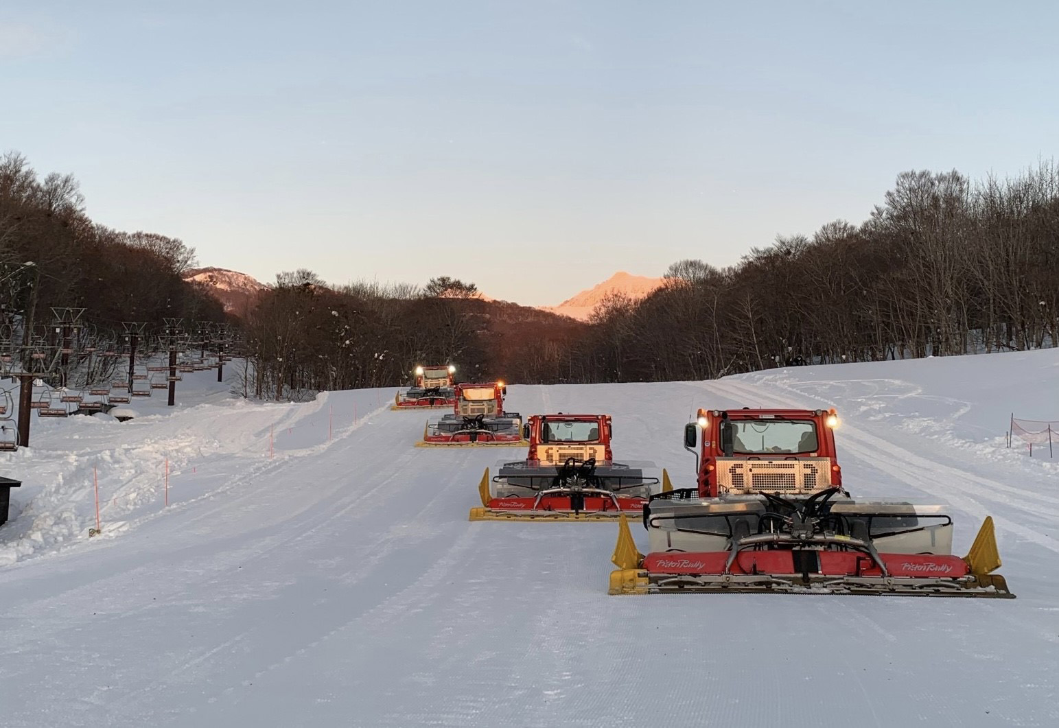 たんばらスキーパーク　圧雪