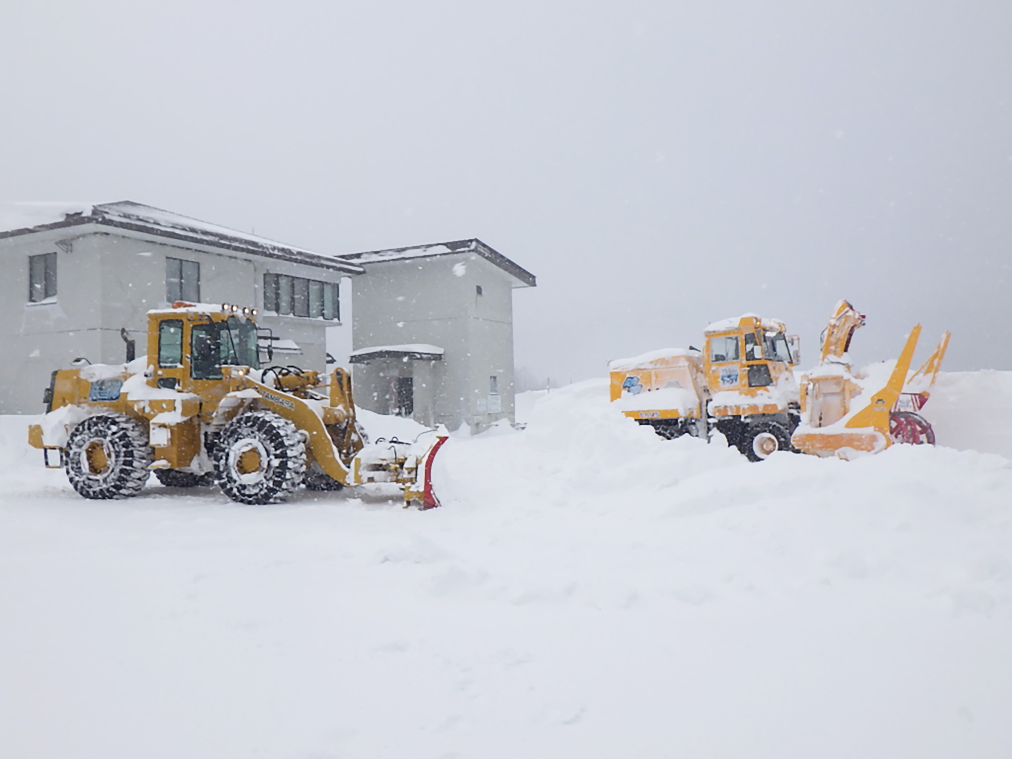 たんばらスキーパーク　除雪